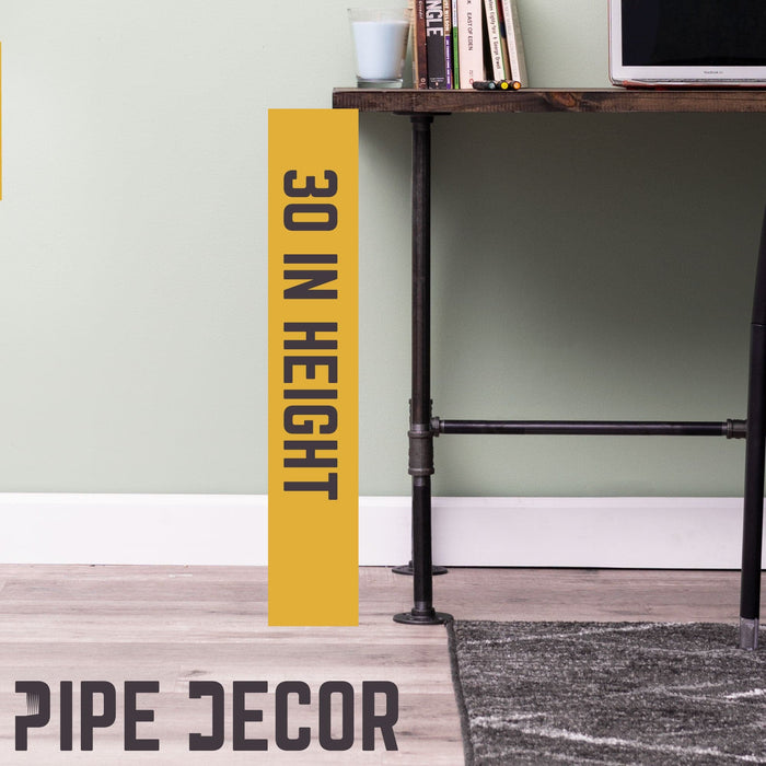 H Desk by PIPE DECOR - Sweatfully