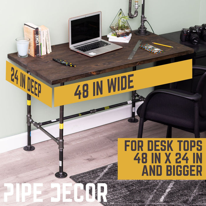 H Desk by PIPE DECOR - Sweatfully