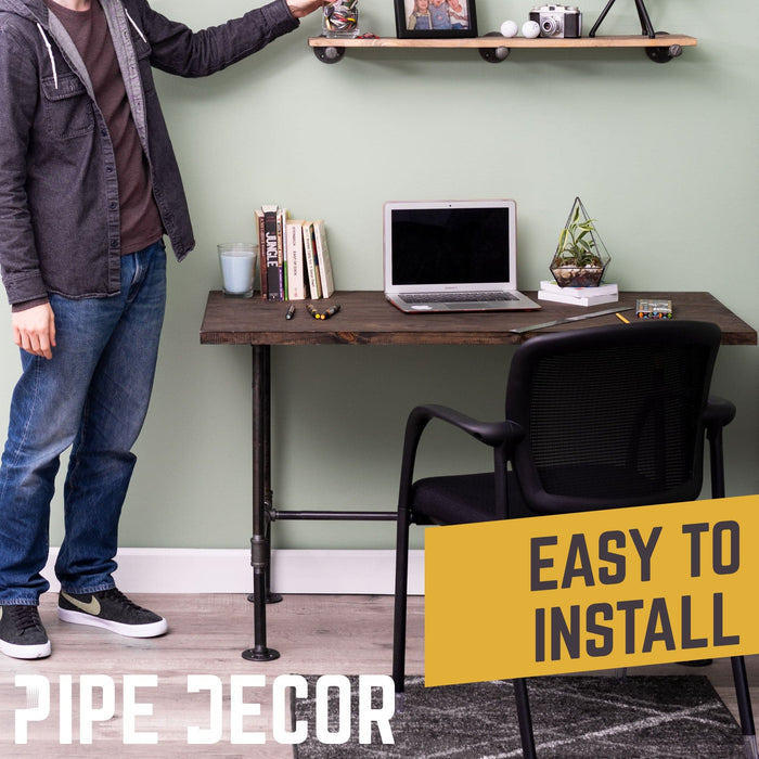 H Desk by PIPE DECOR - Sweatfully