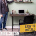 H Desk by PIPE DECOR - Sweatfully