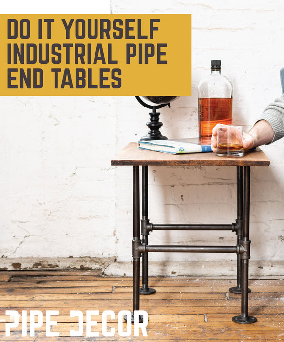 H End Table By PIPE DECOR - Sweatfully