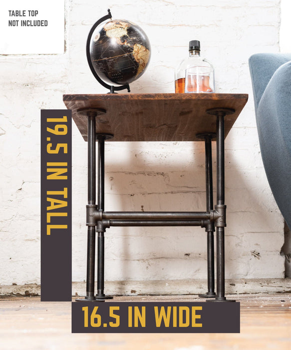 H End Table By PIPE DECOR - Sweatfully