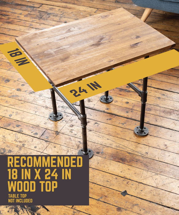H End Table By PIPE DECOR - Sweatfully
