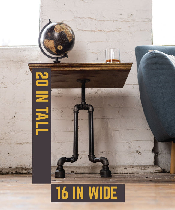 Roots End Table By PIPE DECOR - Sweatfully