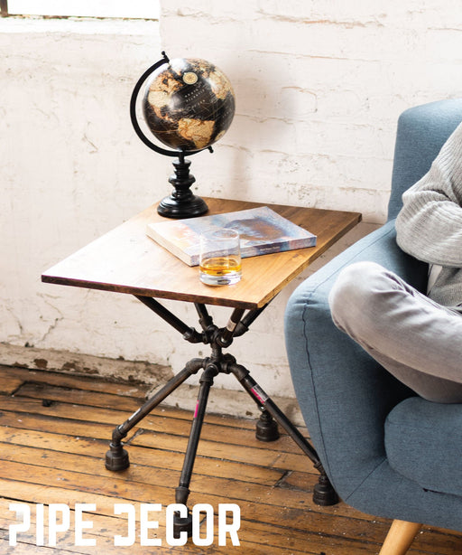 Spider End Table By PIPE DÉCOR - Sweatfully