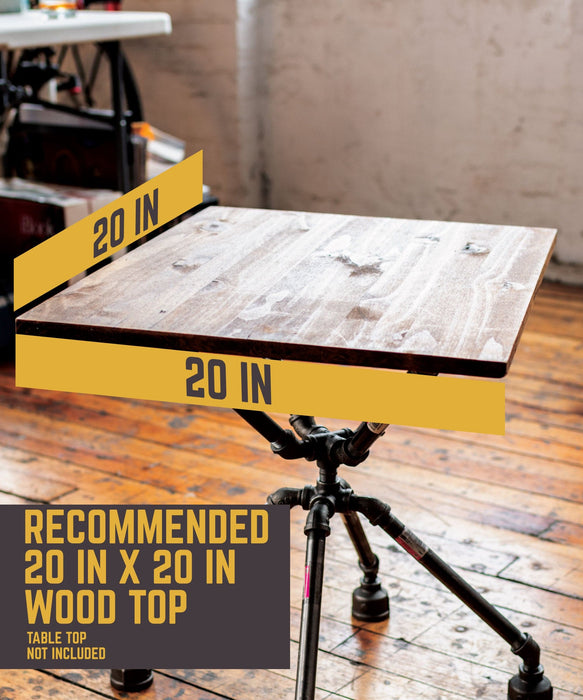 Spider End Table By PIPE DÉCOR - Sweatfully