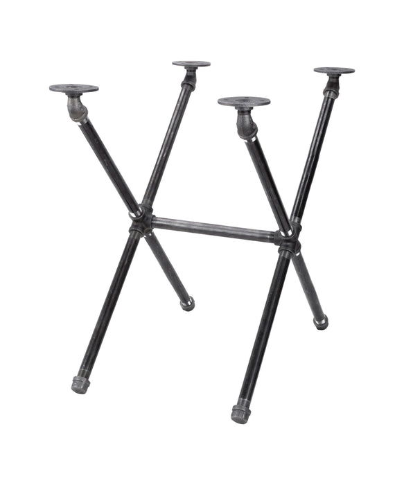 Criss Cross End Table By PIPE DECOR - Sweatfully
