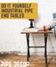 Criss Cross End Table By PIPE DECOR - Sweatfully