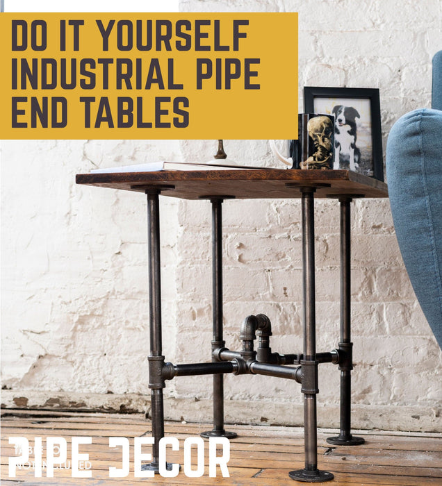 Underpass End Table By PIPE DECOR - Sweatfully