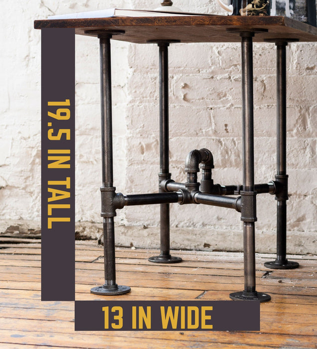 Underpass End Table By PIPE DECOR - Sweatfully