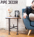 Underpass End Table By PIPE DECOR - Sweatfully