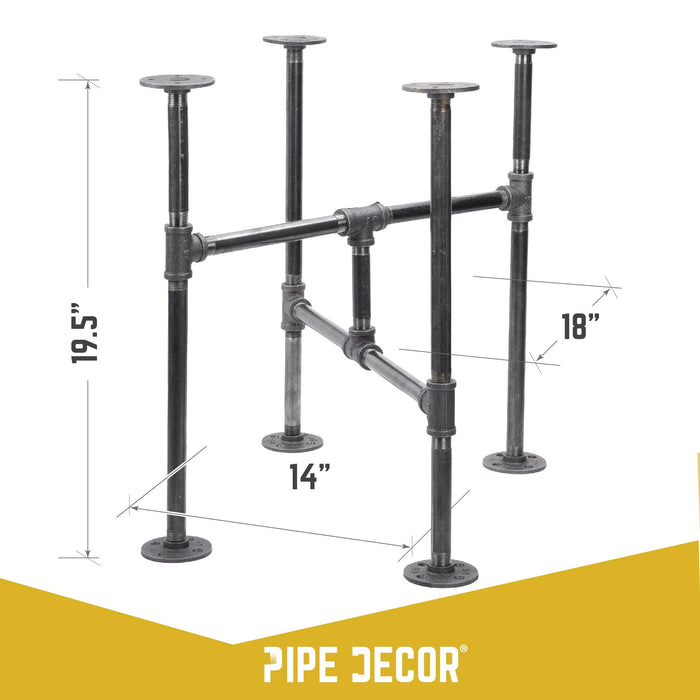 Turnpike End Table By PIPE DECOR - Sweatfully