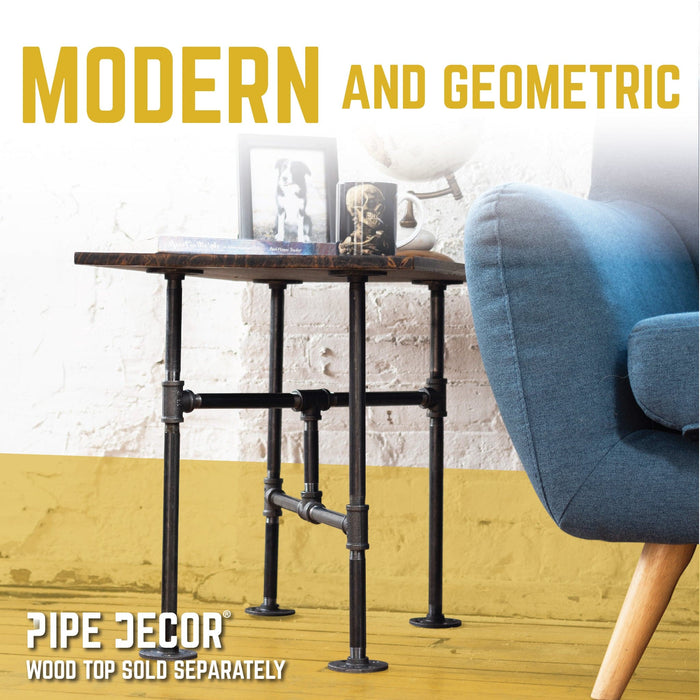 Turnpike End Table By PIPE DECOR - Sweatfully