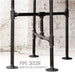 Turnpike End Table By PIPE DECOR - Sweatfully