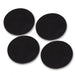 Heavy Duty Round Felt Pad for 1/2 in. Pipe Floor Flange, 2.75 in. Diameter (4-Pack) - Sweatfully