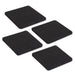 Heavy Duty Square Felt Pad for 3/4 in. Pipe Floor Flange, 3 in. x 3 in. (4-Pack) - Sweatfully
