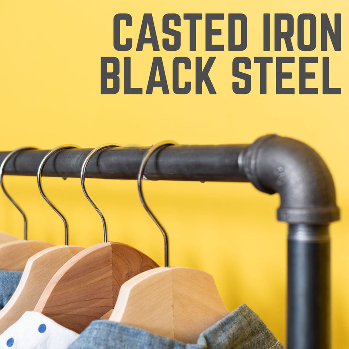 Freestanding Clothing Rack By PIPE DECOR - Sweatfully