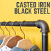 Freestanding Clothing Rack By PIPE DECOR - Sweatfully