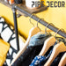Freestanding Clothing Rack By PIPE DECOR - Sweatfully