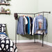 Wall And Floor Mounted Clothing Rack By PIPE DECOR - Sweatfully