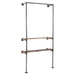 2 Shelf-Wall Mounted Clothing Rack - Sweatfully