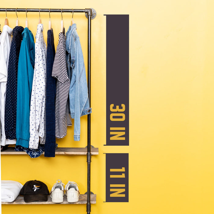 2 Shelf-Wall Mounted Clothing Rack - Sweatfully
