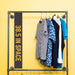 Wall Mounted Double Hung Clothing Rack - Sweatfully