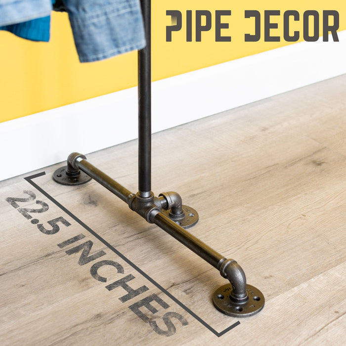Freestanding Double Clothing Rack - Sweatfully