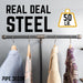 Freestanding Tee-Style Pipe Clothing Rack - Sweatfully