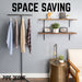 Freestanding Tee-Style Pipe Clothing Rack - Sweatfully