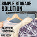 Freestanding Tee-Style Pipe Clothing Rack - Sweatfully