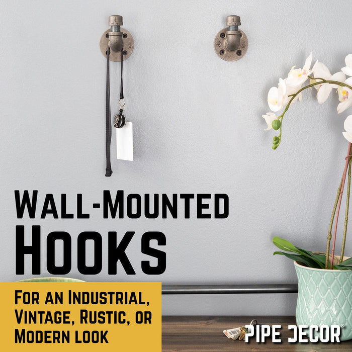 90 Degree Elbow Wall Hook Kit (2 Pack) - Sweatfully
