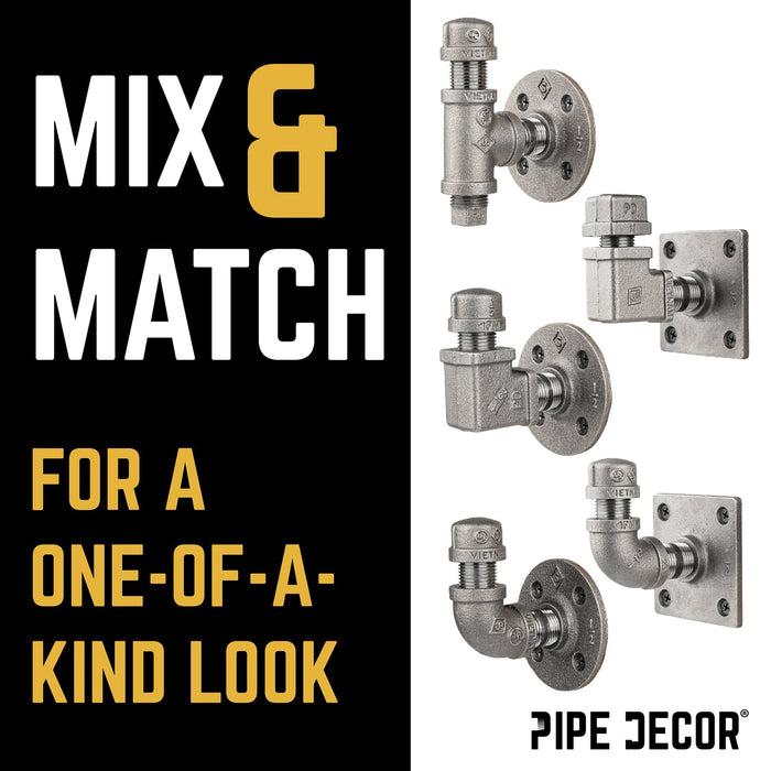 Tee-Shaped Wall Hook Kit (2 Pack) - Sweatfully