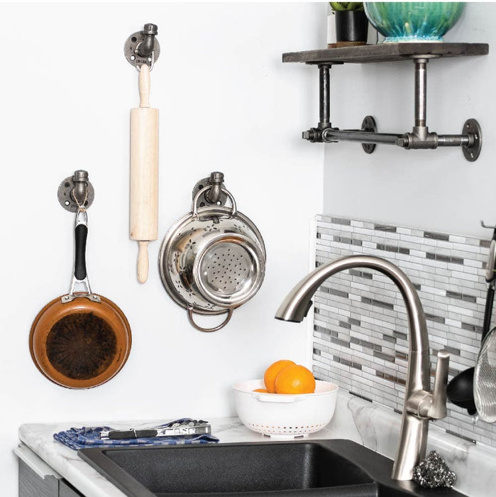 Wall Hook 3 Pack By PIPE DECOR - Sweatfully
