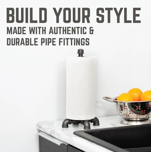 Paper Towel Holder By PIPE DECOR - Sweatfully