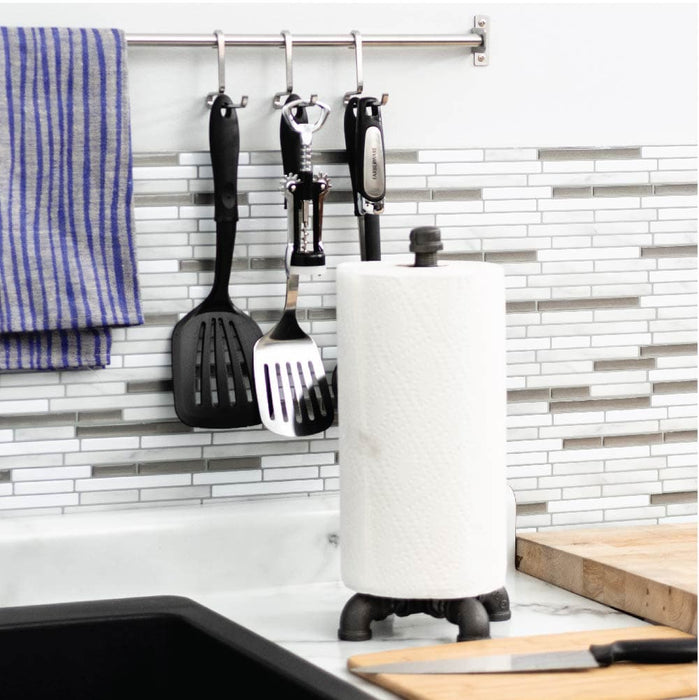 Paper Towel Holder By PIPE DECOR - Sweatfully