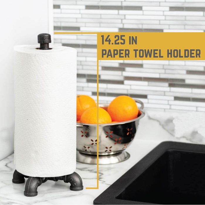 Paper Towel Holder By PIPE DECOR - Sweatfully