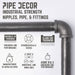 Paper Towel Holder By PIPE DECOR - Sweatfully