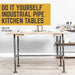Poker Kitchen Table By PIPE DECOR - Sweatfully