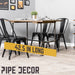 Poker Kitchen Table By PIPE DECOR - Sweatfully