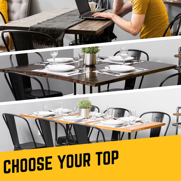 Poker Kitchen Table By PIPE DECOR - Sweatfully