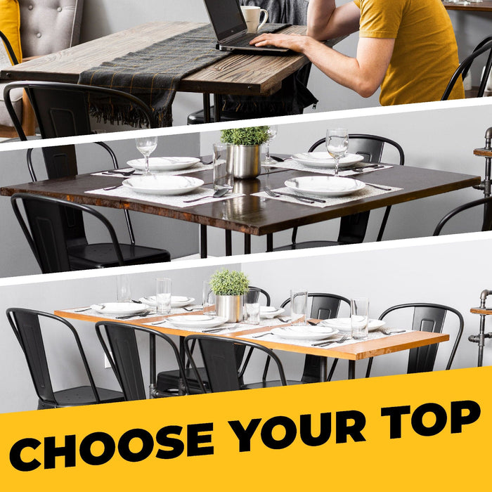 Bridge Kitchen Table By PIPE DECOR - Sweatfully