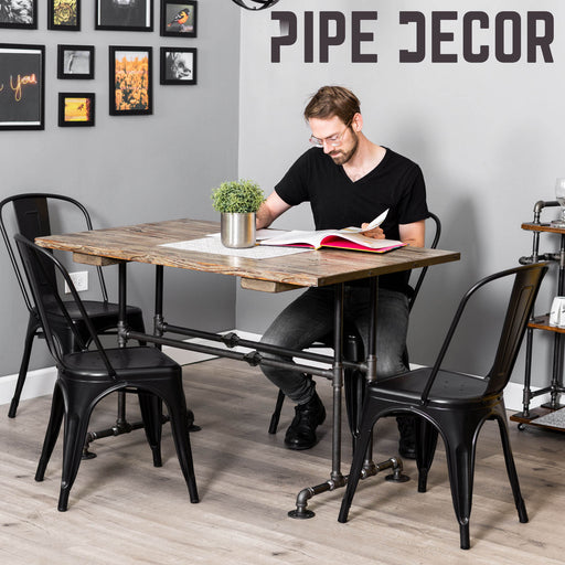 Bridge Kitchen Table By PIPE DECOR - Sweatfully