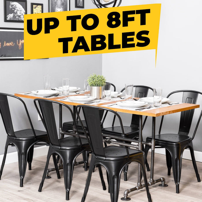 Bridge Kitchen Table By PIPE DECOR - Sweatfully