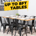 Bridge Kitchen Table By PIPE DECOR - Sweatfully