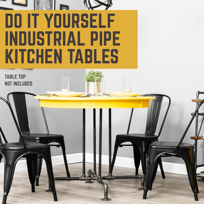 Blackjack Kitchen Table By PIPE DECOR - Sweatfully