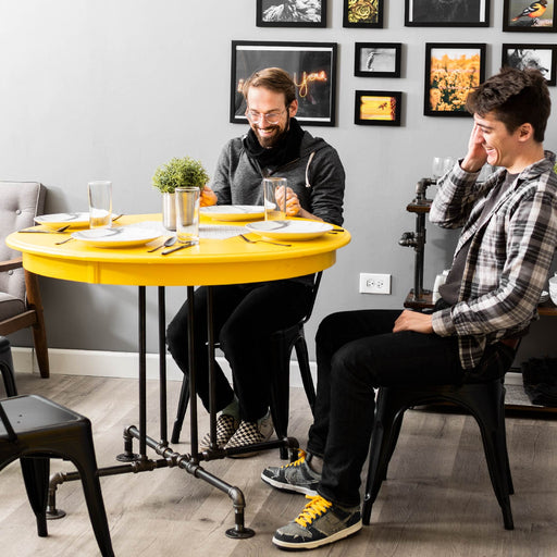 Blackjack Kitchen Table By PIPE DECOR - Sweatfully