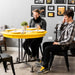 Blackjack Kitchen Table By PIPE DECOR - Sweatfully