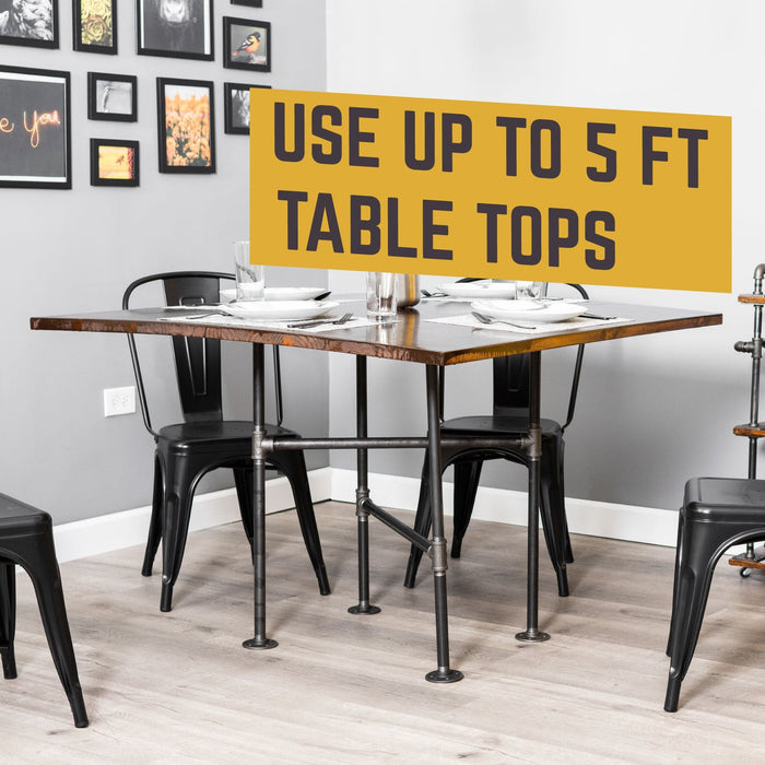 Solitaire Kitchen Table By PIPE DECOR - Sweatfully