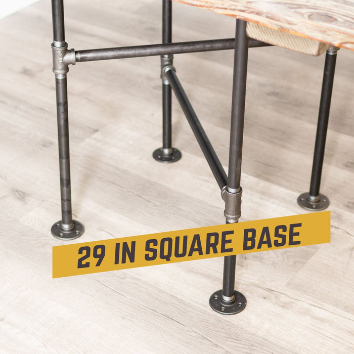 Solitaire Kitchen Table By PIPE DECOR - Sweatfully